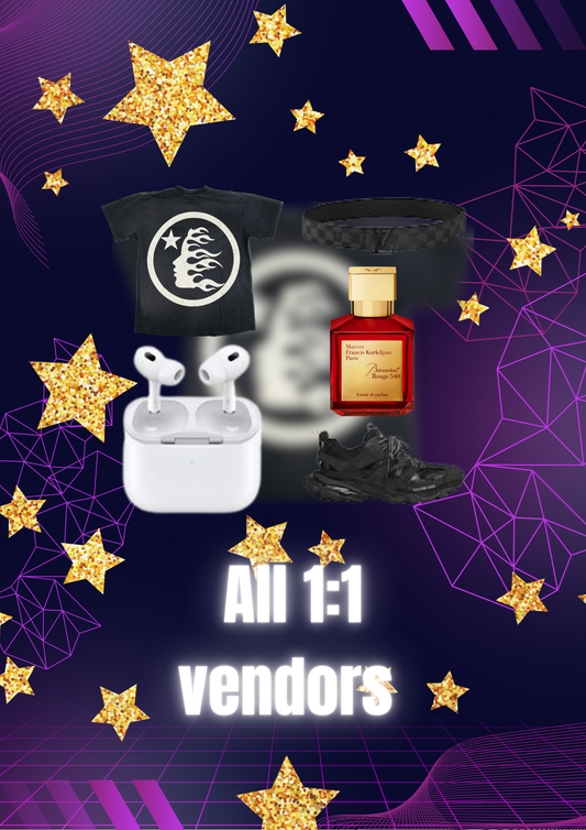 All 1:1 vendors
